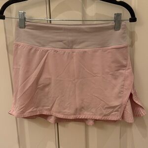 Lululemon light pink pleated skirt